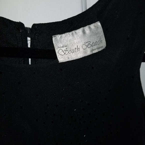 S Black beaded chiffon dress: South Beach Fashions - Picture 7 of 7